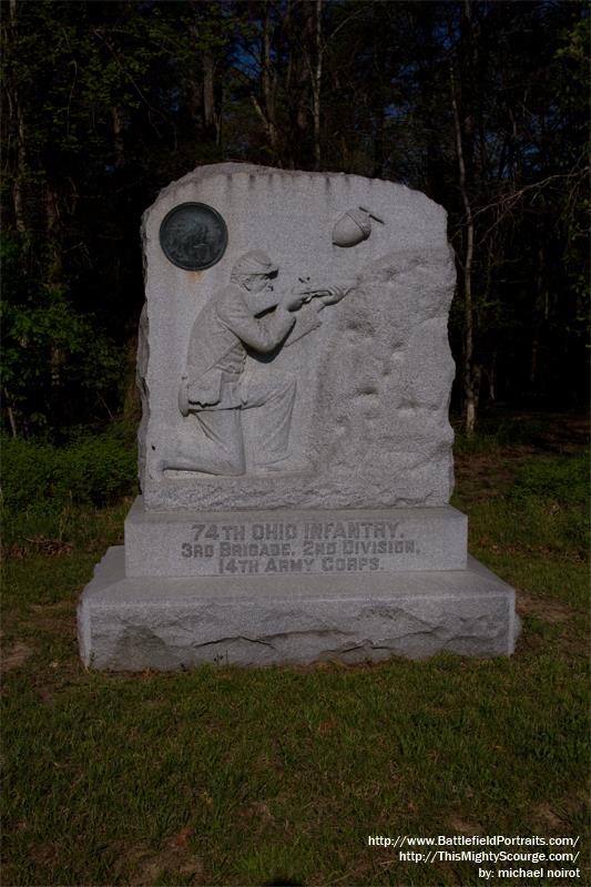 Monument 74th Ohio Infantry Regiment #1