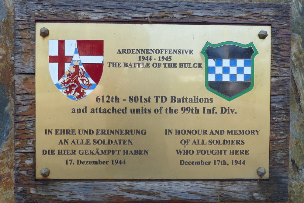 Memorial 612th and 801st TD Battalions