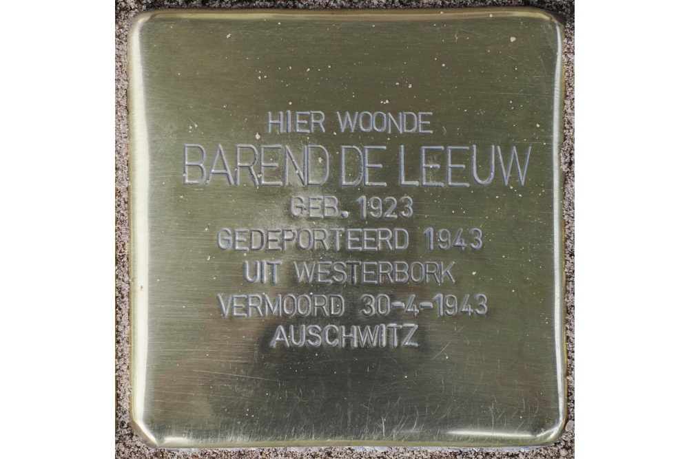 Stolpersteine Mr. H.F. de Boerlaan 95 #4