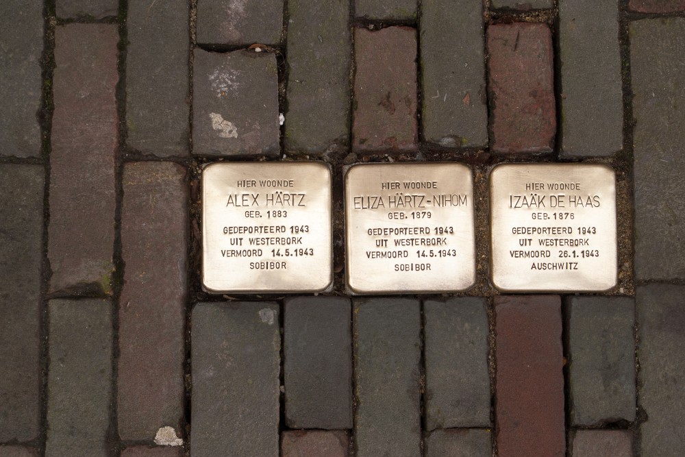 Stumbling Stones Nieuwstraat 28 (now Nieuwstraat 71)