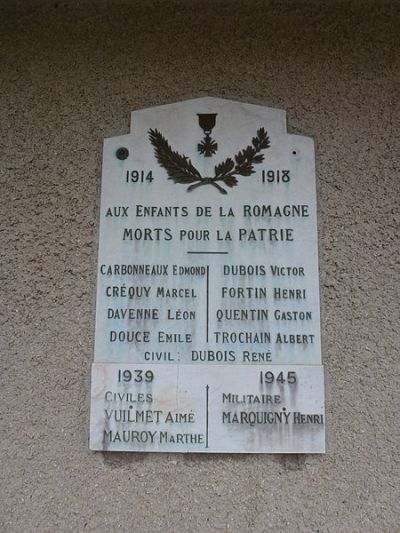 War Memorial La Romagne