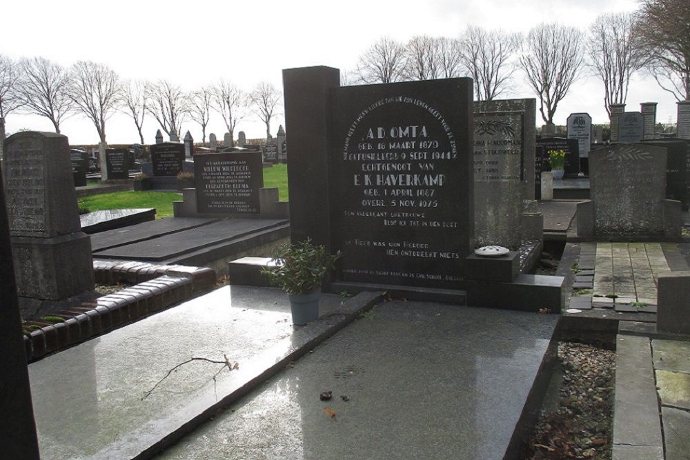 Nederlandse Oorlogsgraven Bijzondere Begraafplaats Bierum