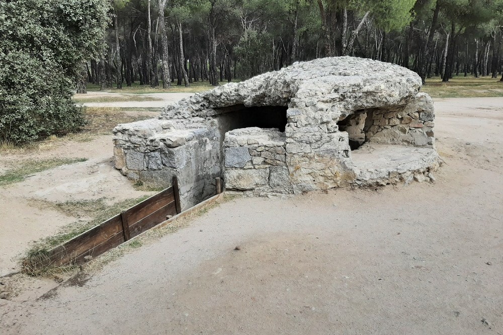 Remains Bunker Spanish Civil War Dehesa de Navalcarbn
