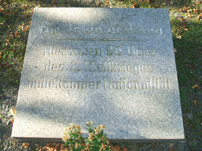 Mass Grave Unknown War Victims Zentralfriedhof