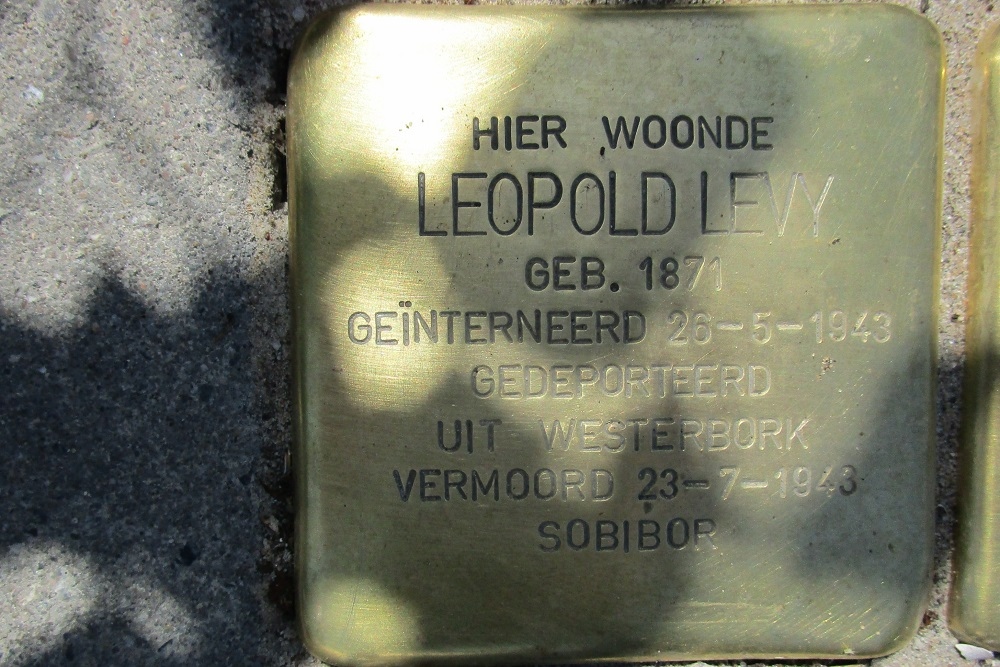 Stolpersteine Margaretha van Borsselenlaan 33 #2