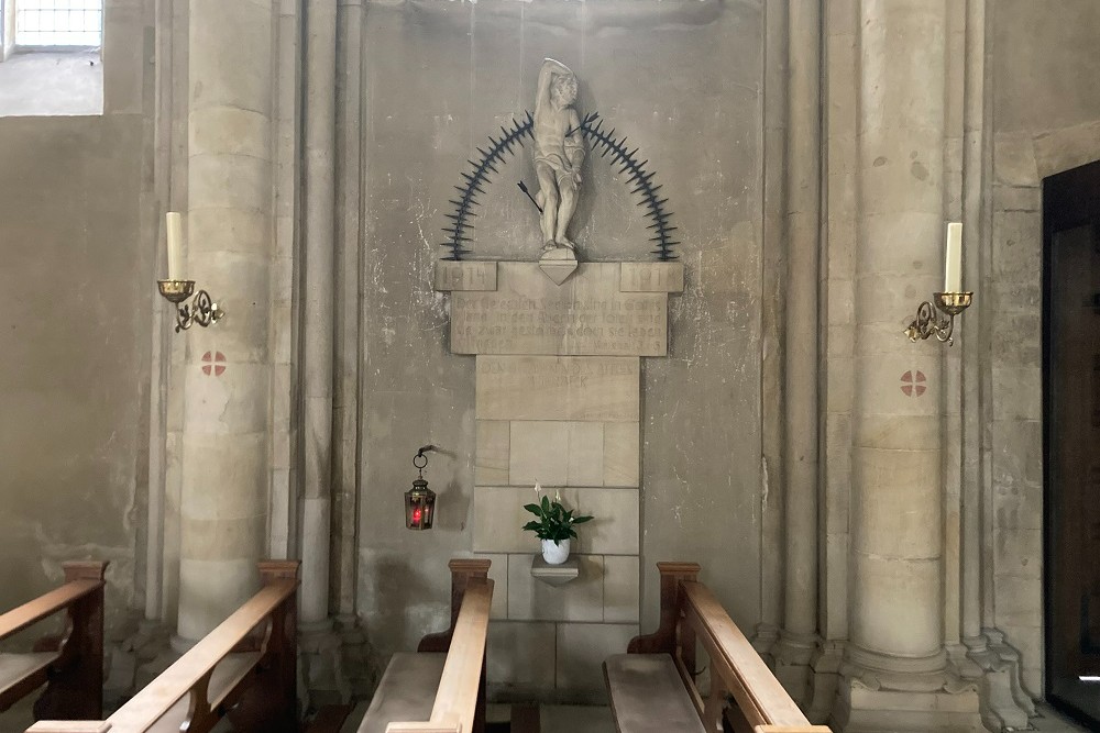 Memorial Stone St. John the Baptist Church Billerbeck