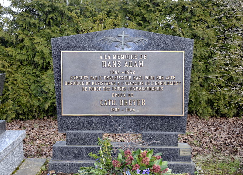 Grave of Hans Adam