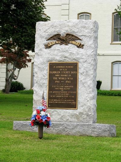 War Memorial Hamblen County