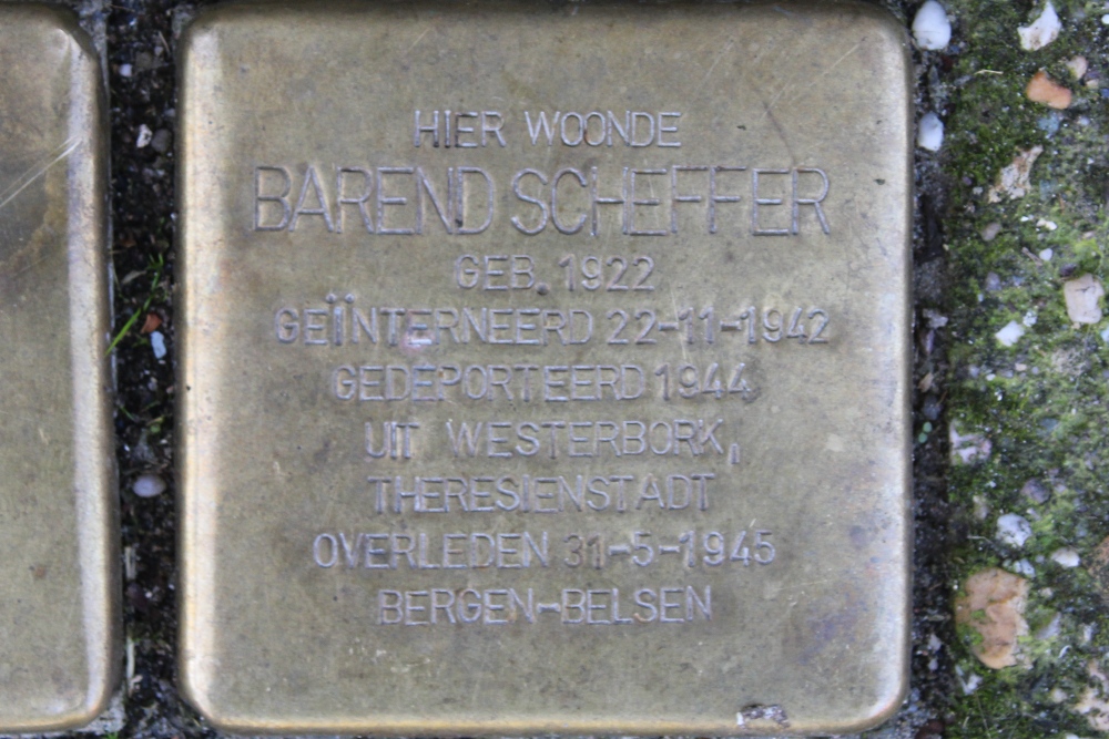 Stolpersteine Nieuwe Prinsengracht 52 #3