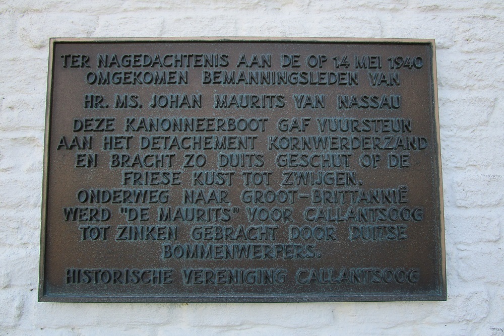 Memorial HR. MS. Johan Maurits van Nassau Churchyard Callantsoog