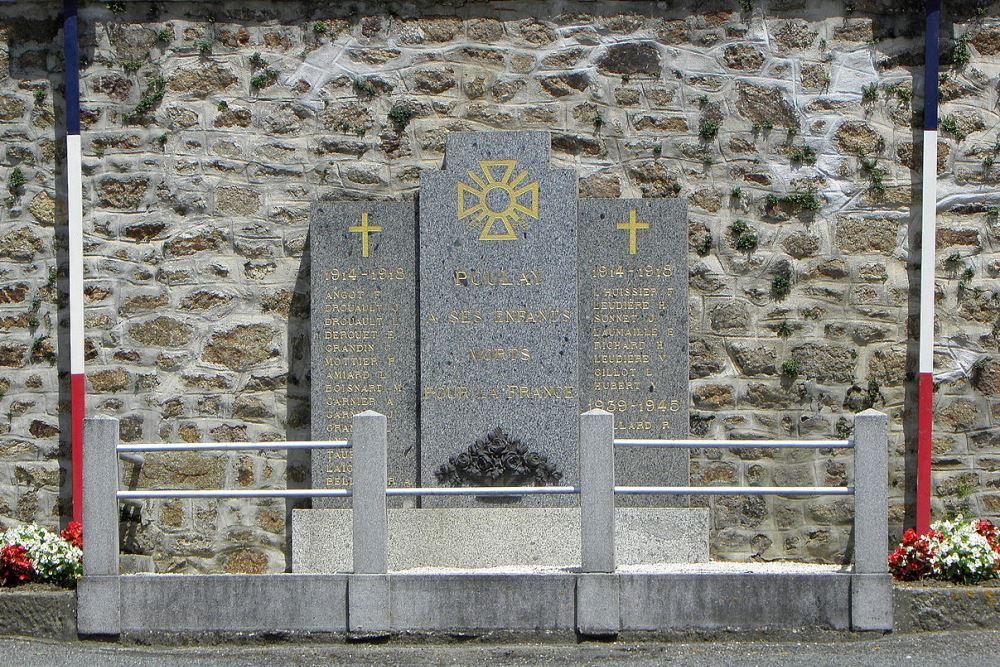 Oorlogsmonument Poulay