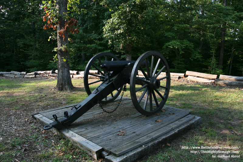Location Confederate Artillery Position