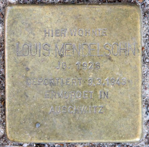 Stolpersteine Damaschkestraße 28 #3