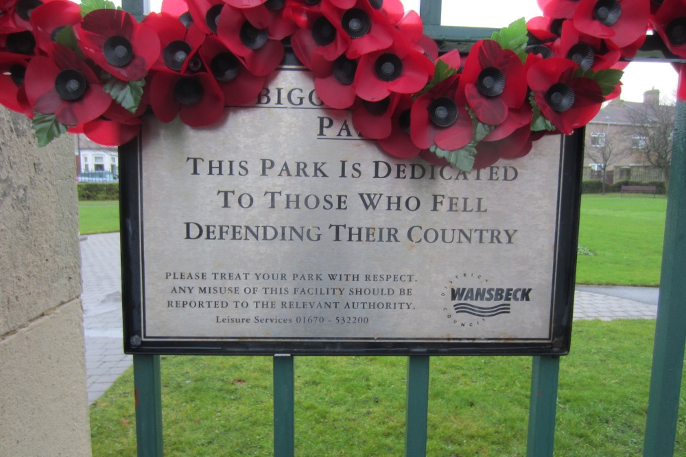 Oorlogsmonument Newbiggin-by-the-Sea #5