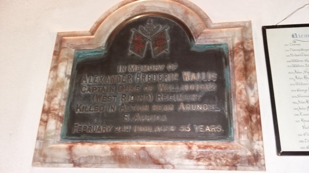 Memorial Alexander Frederic Wallis