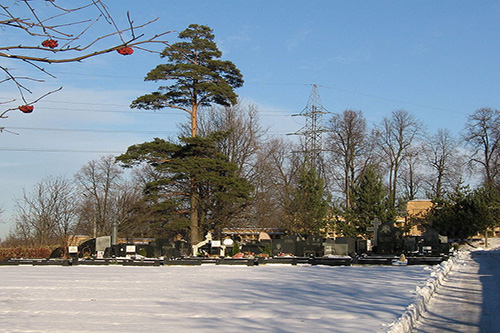 Graven Russische Oorlogsveteranen Troyekurovskoye Begraafplaats