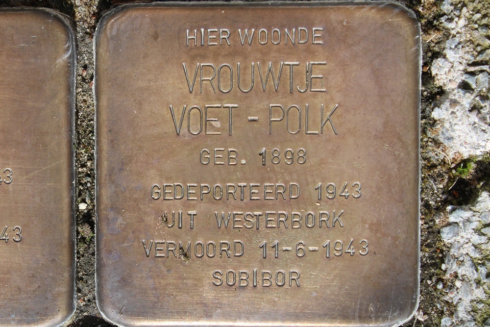 Stolpersteine Smaragdstraat 67 #4