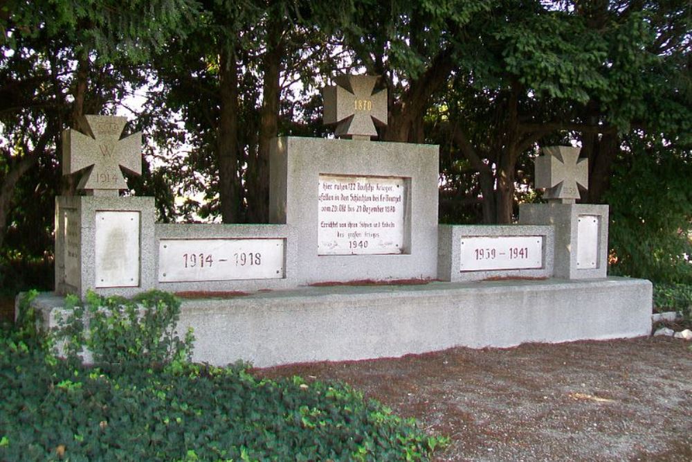 German Memorial Battle of Bourget