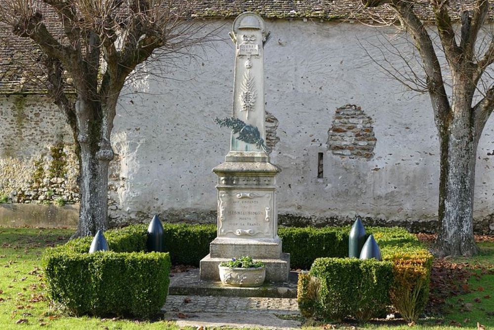 Monument Eerste Wereldoorlog Le Mesnil-Simon