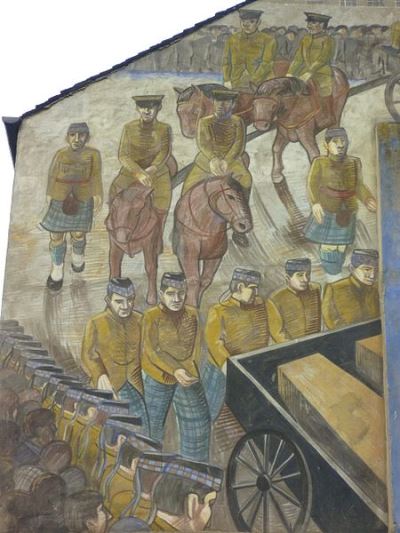 Muurschildering Leith