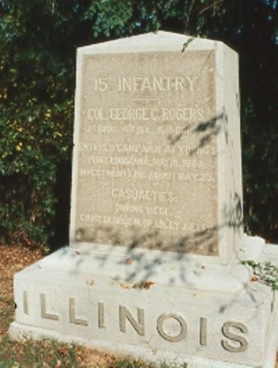 Monument 15th Illinois Infantry (Union)