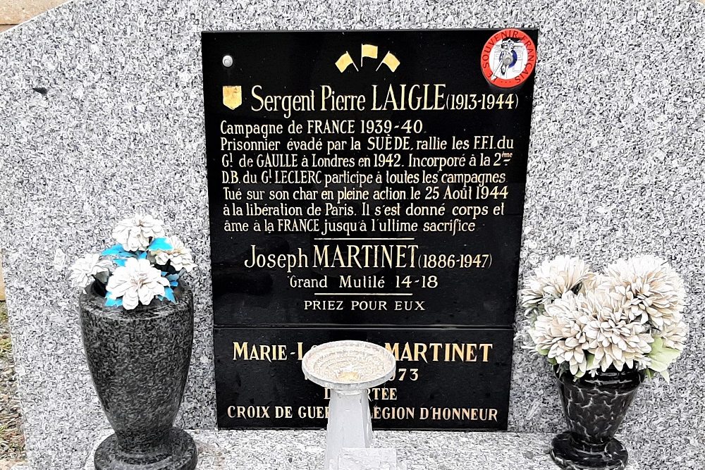 French War Grave Langelle Lourdes #3