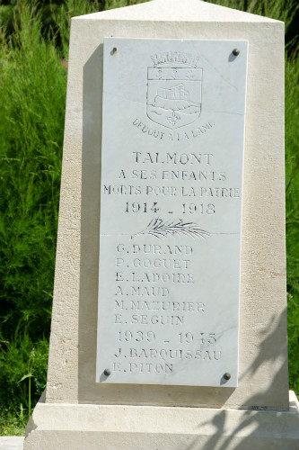 Oorlogsmonument Talmont-sur-Gironde #2