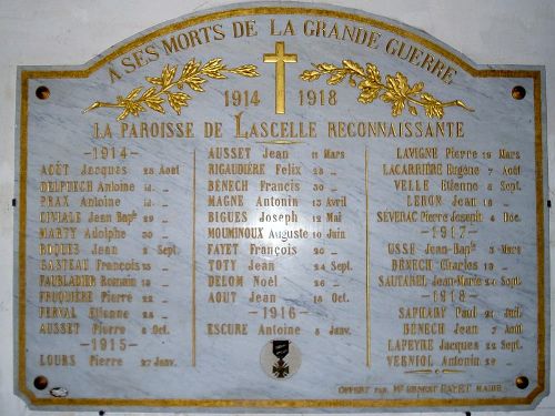 War Memorial Lascelle