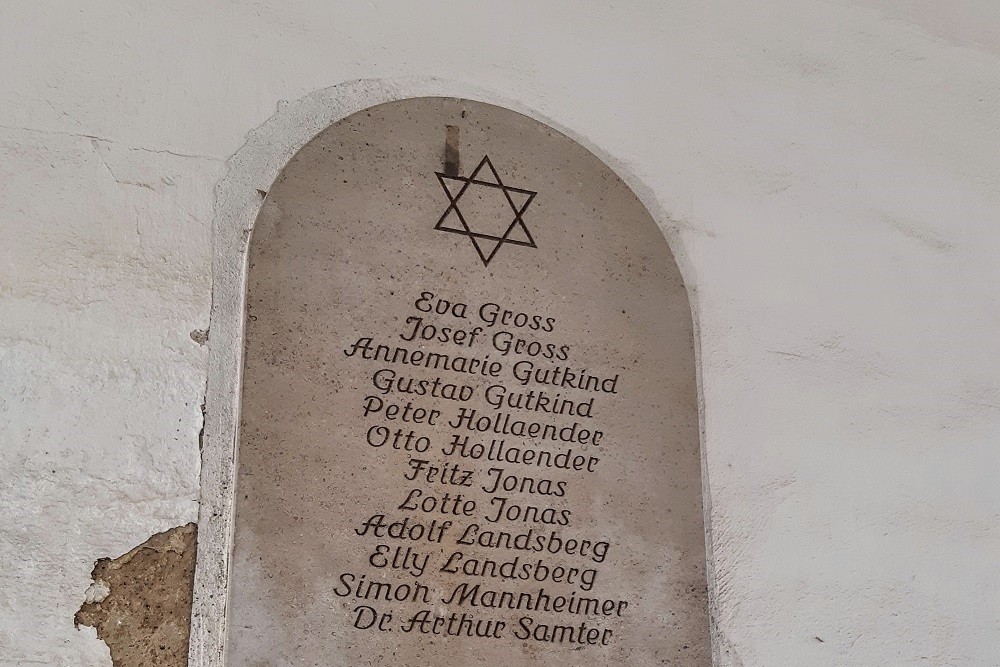 Monument Joodse Inwoners Jdengasse Naumburg