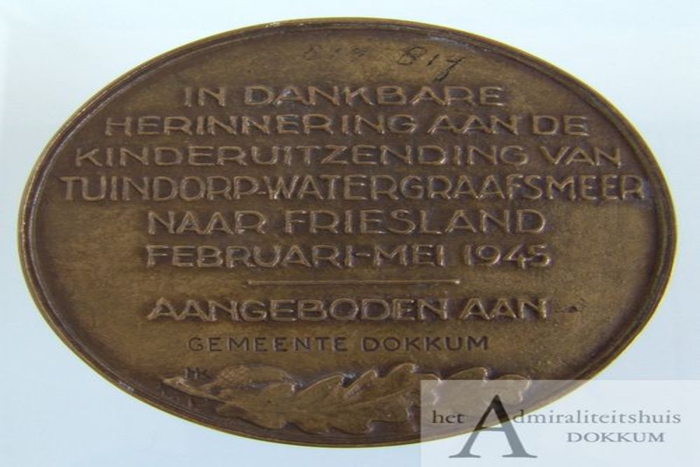 Commemorative Medal Tuindorp - Watergraafsmeer