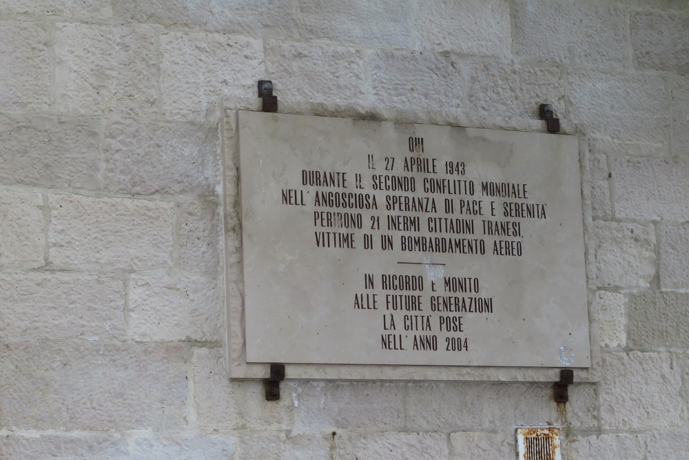 Memorial Victims Bombardment 27 April 1943