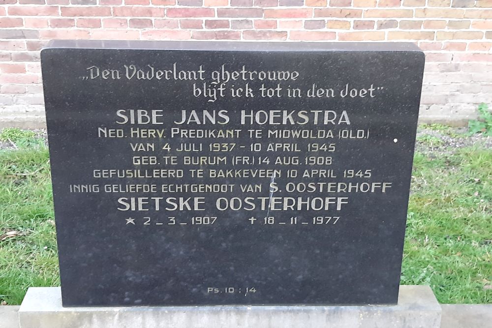 Nederlands Oorlogsgraf N.H.Begraafplaats