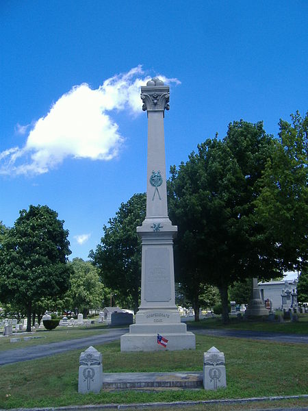 Geconfedereerden-Monument en Graven Hopkinsville Cemetery