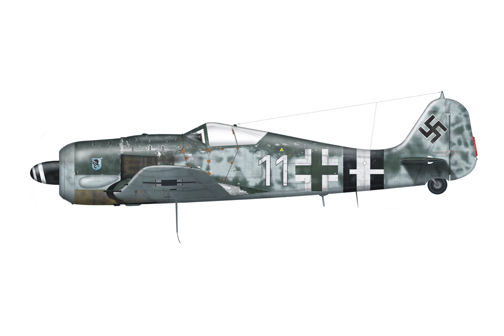 Crashlocatie Focke-Wulf Fw 190A-8