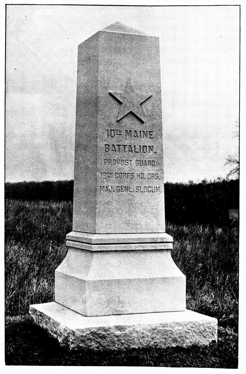 Monument 10th Maine Volunteer Infantry Regiment
