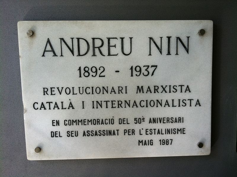 Memorial Andreu Nin