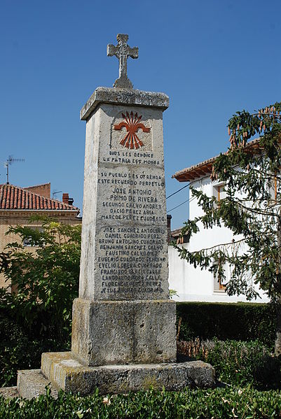 Monument Spaanse Burgeroorlog Villasarracino