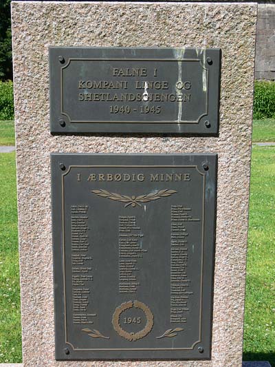 Monument Noorse Leger 1940-1945 Akershus Festning #3