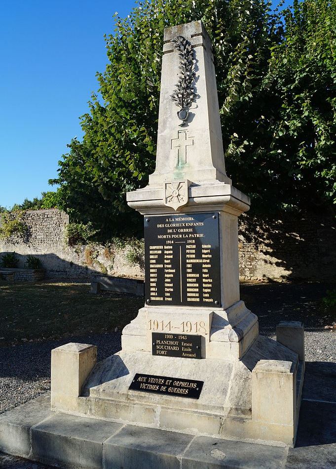 War Memorial L'Orbrie