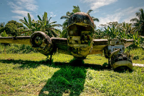 Crash Site & Wreckage B-25H-5 Mitchell 43-4513