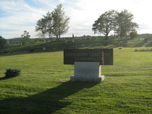 Commonwealth War Graves Guysborough Evergreen United Church Cemetery