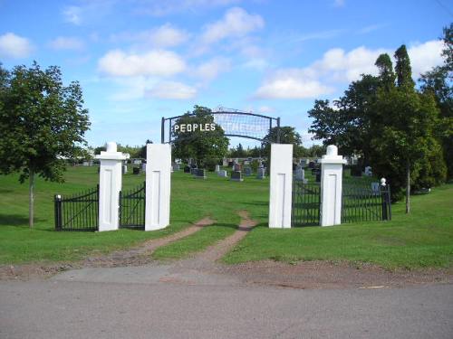 Commonwealth War Grave Mount Stewart People's Cemetery