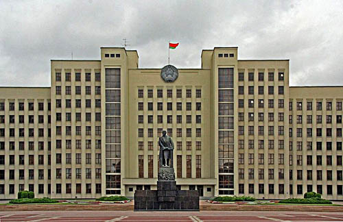 Wit-Russisch Staatsoverheidgebouw Minsk