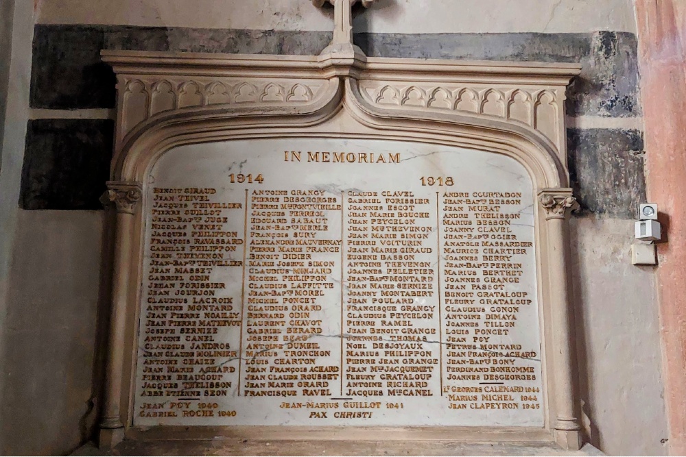 Oorlogsmonument glise Saint-Galmier #2