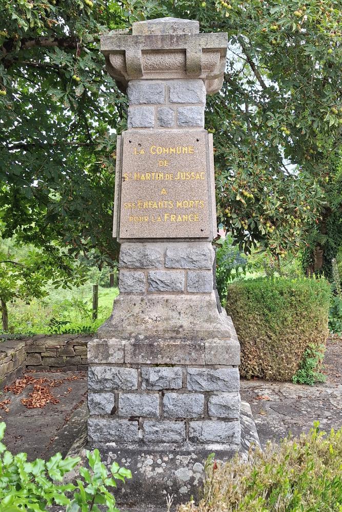 Oorlogsmonument Saint-Martin-de-Jussac #2