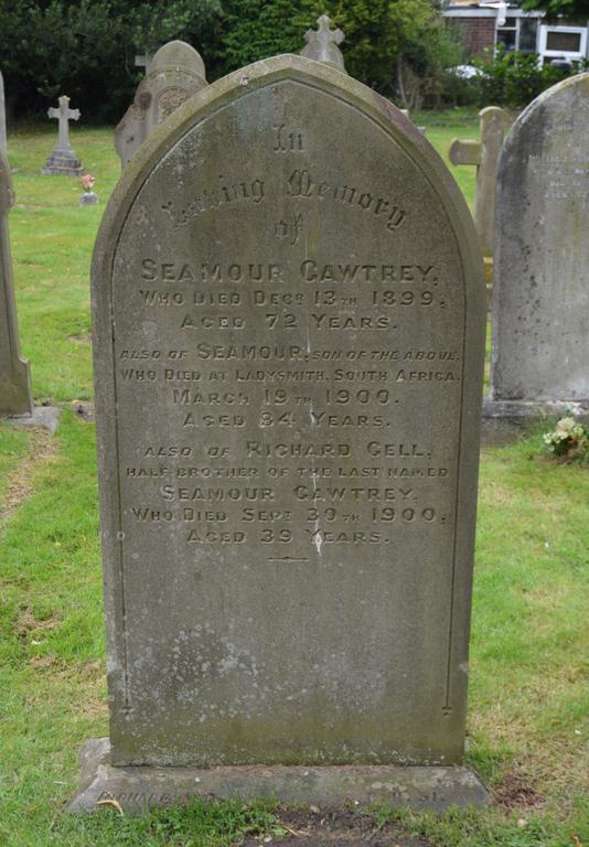 Remembrance Text Seamour Gawtrey