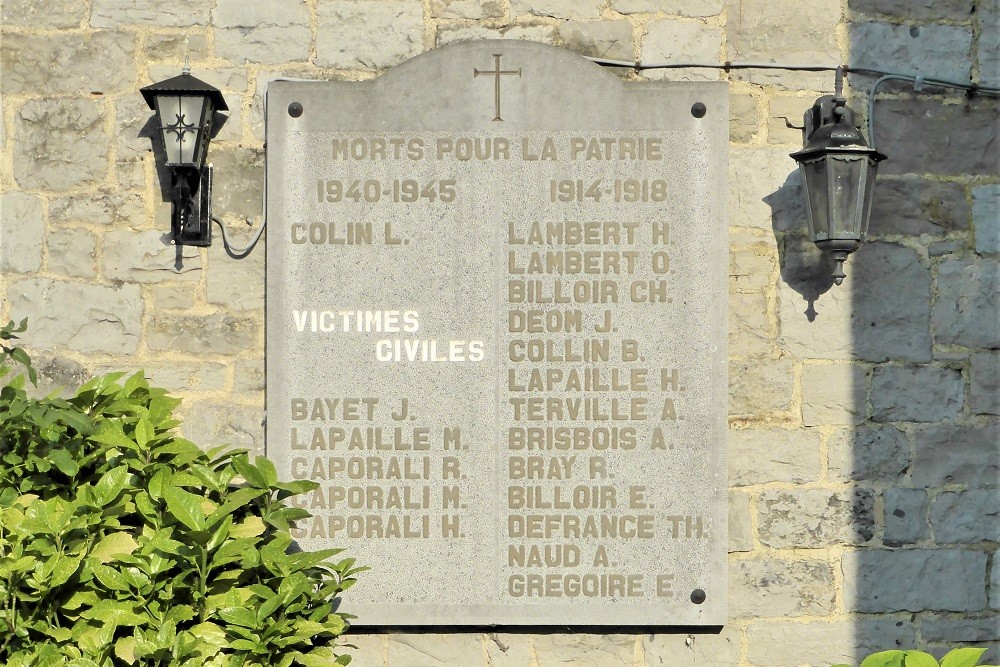 Memorial War victims Vierves-sur-Viroin