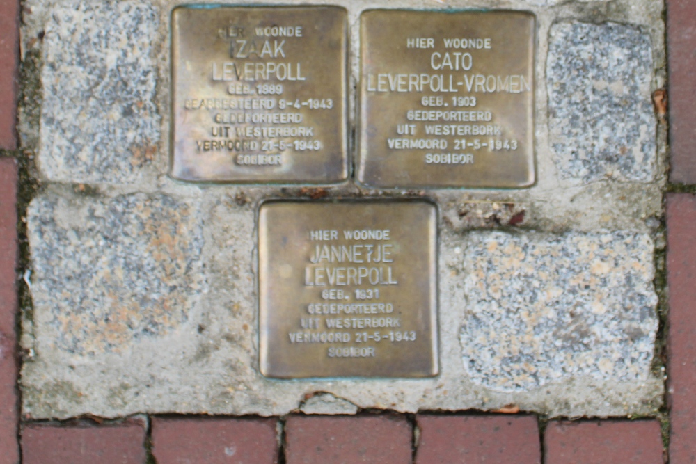 Stolpersteine Walderstraat 10 #1