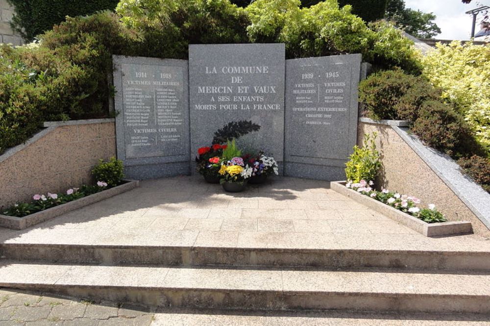 War Memorial Mercin-et-Vaux