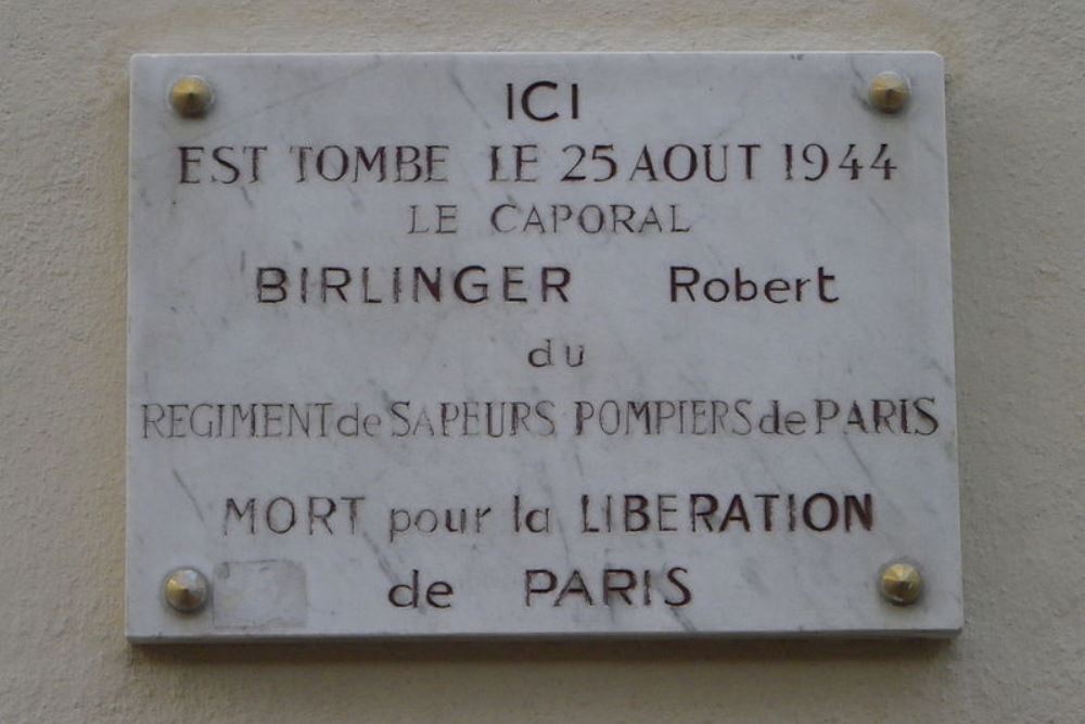 Memorial Robert Birlinger